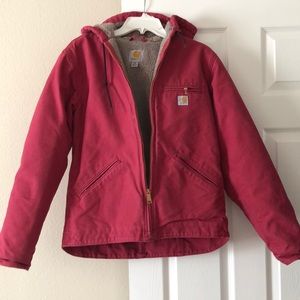 car hartt sandstone Sherpa Sierra jacket